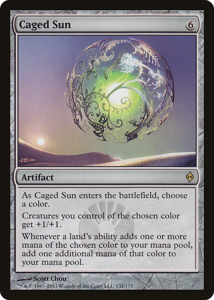{R} Caged Sun [New Phyrexia][NPH 132] - Misty Mountain Games