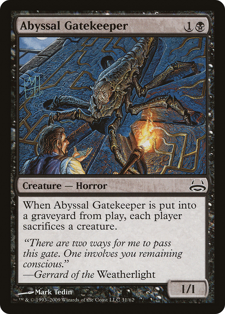{C} Abyssal Gatekeeper [Duel Decks: Divine vs. Demonic][DDC 031]