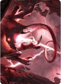{A} Thundering Rebuke Art Card [Zendikar Rising Art Series][AZNR 068]