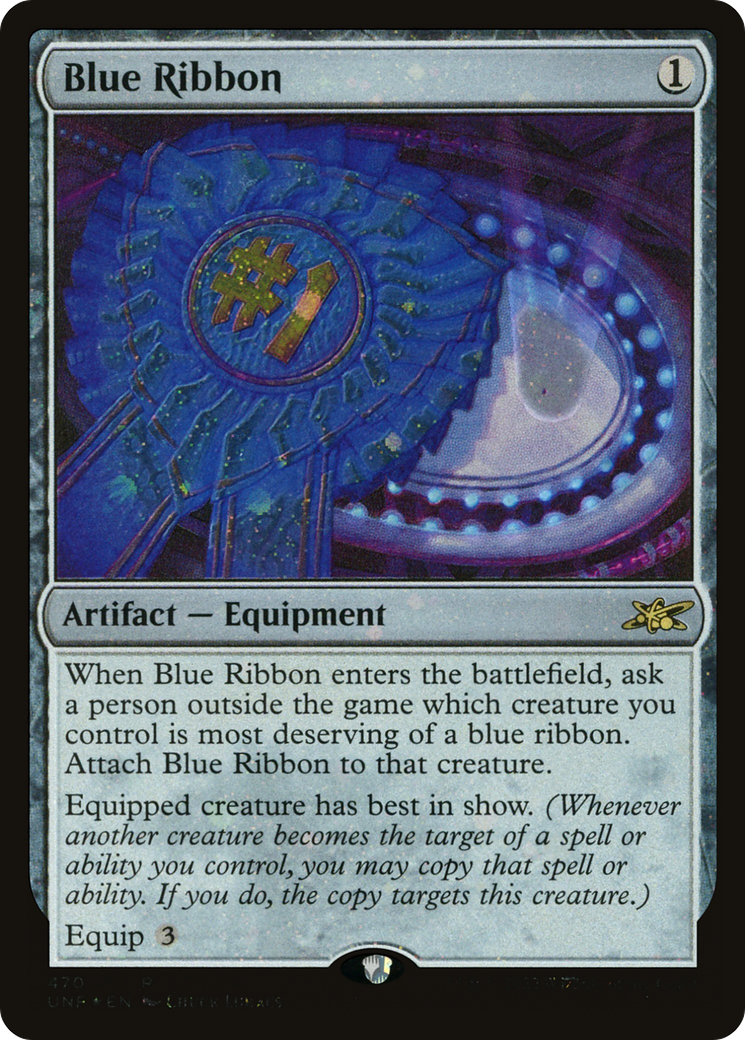 {R} Blue Ribbon (Galaxy Foil) [Unfinity][UNF 470]