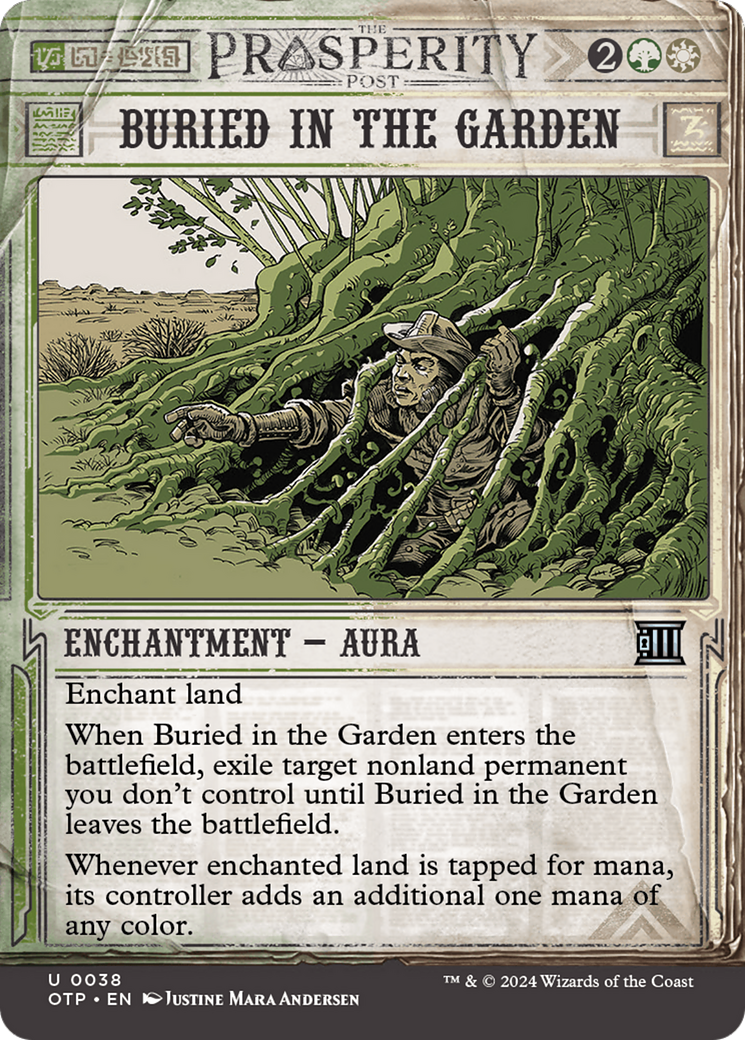 {C} Buried in the Garden [Outlaws of Thunder Junction: Breaking News][OTP 038]
