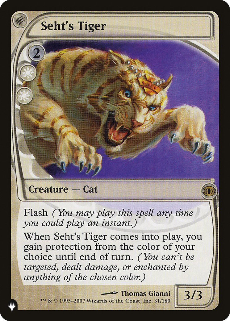 Seht's Tiger [LIST 31/180]