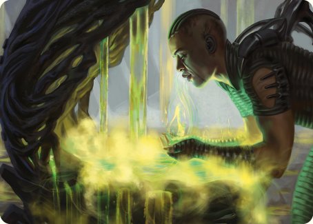 {A} Necrogen Communion Art Card [Phyrexia: All Will Be One Art Series][AONE 021]
