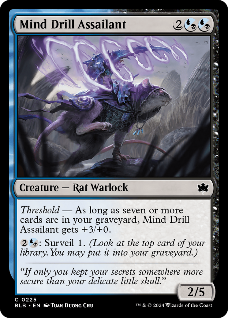 {@C} Mind Drill Assailant [Bloomburrow][BLB 225]