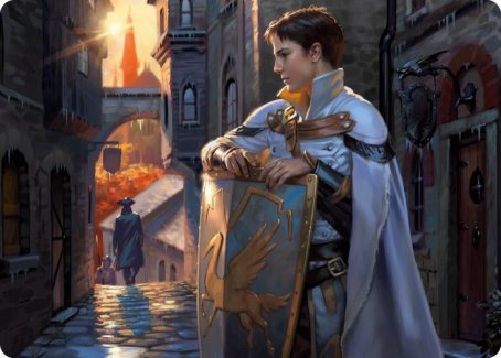 {A} Dennick, Pious Apprentice Art Card [Innistrad: Midnight Hunt Art Series][AMID 058]