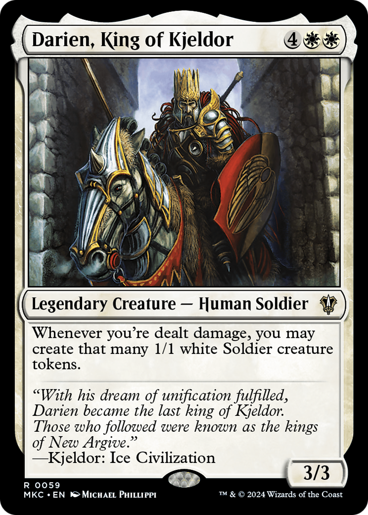 {R} Darien, King of Kjeldor [Murders at Karlov Manor Commander][MKC 059]