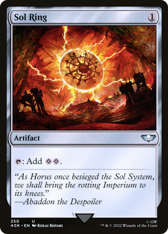 {C} Sol Ring (250) [Universes Beyond: Warhammer 40,000][40K 250]
