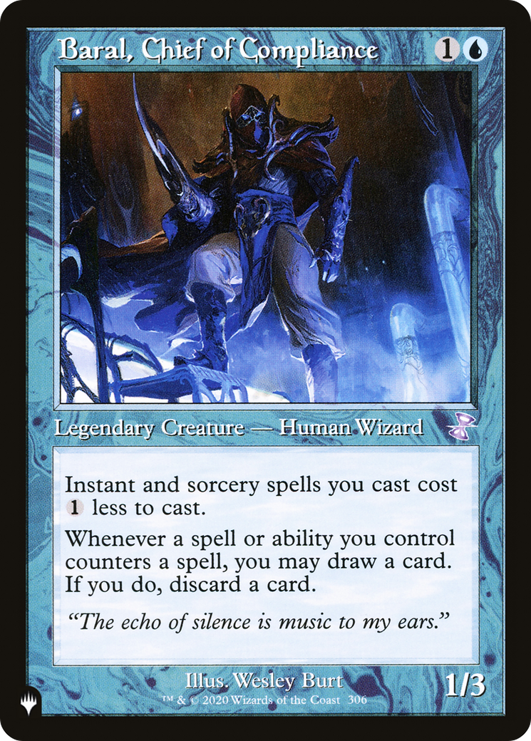 Baral, Chief of Compliance [LIST 306/289]