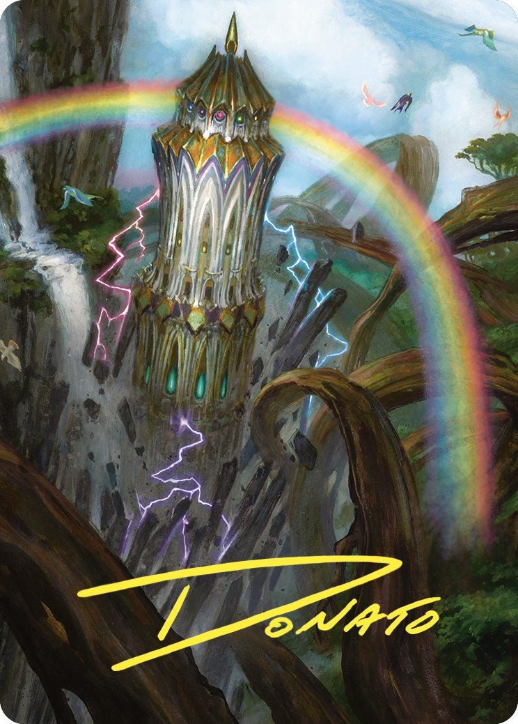 {A} Command Tower Art Card (Gold-Stamped Signature) [Commander Masters Art Series][GS ACMM 047]