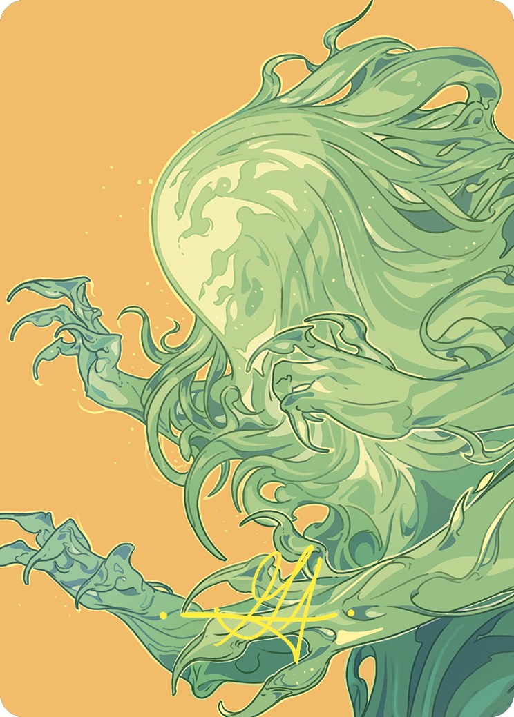 {A} Omnath, Locus of Mana Art Card (Gold-Stamped Signature) [Commander Masters Art Series][GS ACMM 057]