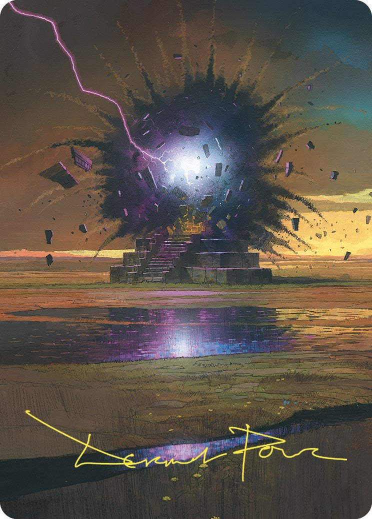 {A} Return to Dust Art Card (Gold-Stamped Signature) [Commander Masters Art Series][GS ACMM 034]