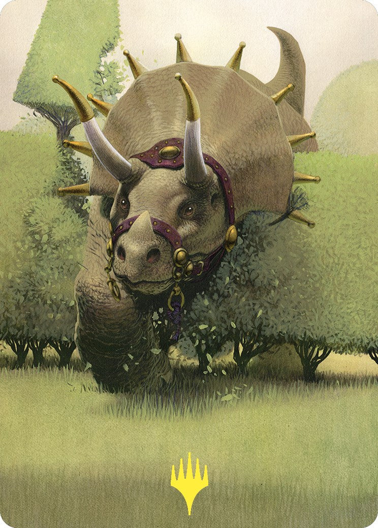 {A} Regal Behemoth Art Card (Gold-Stamped) [Commander Masters Art Series][GS ACMM 043]
