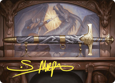 {A} Ancestral Blade Art Card (Gold-Stamped Signature) [Commander Masters Art Series][GS ACMM 001]