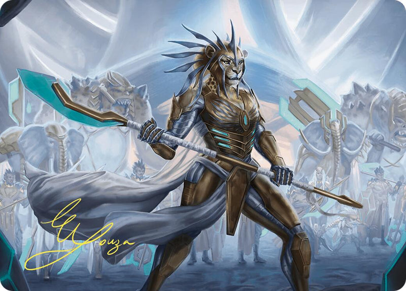 {A} Kemba, Kha Regent Art Card (Gold-Stamped Signature) [Commander Masters Art Series][GS ACMM 002]