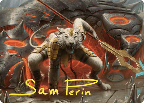 {A} Sunspear Shikari Art Card (Gold-Stamped Signature) [Commander Masters Art Series][GS ACMM 004]