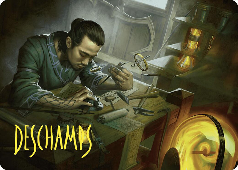 {A} Renowned Weaponsmith Art Card (Gold-Stamped Signature) [Commander Masters Art Series][GS ACMM 010]