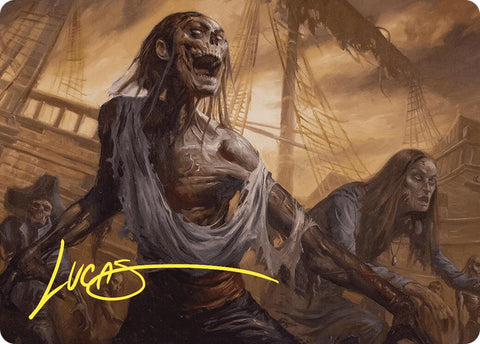 {A} Rise from the Tides Art Card (Gold-Stamped Signature) [Commander Masters Art Series][GS ACMM 011]