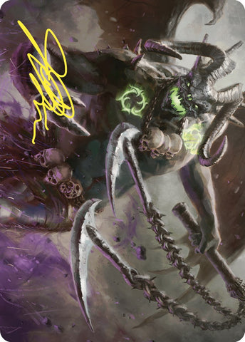 {A} Archfiend of Despair Art Card (Gold-Stamped Signature) [Commander Masters Art Series][GS ACMM 012]