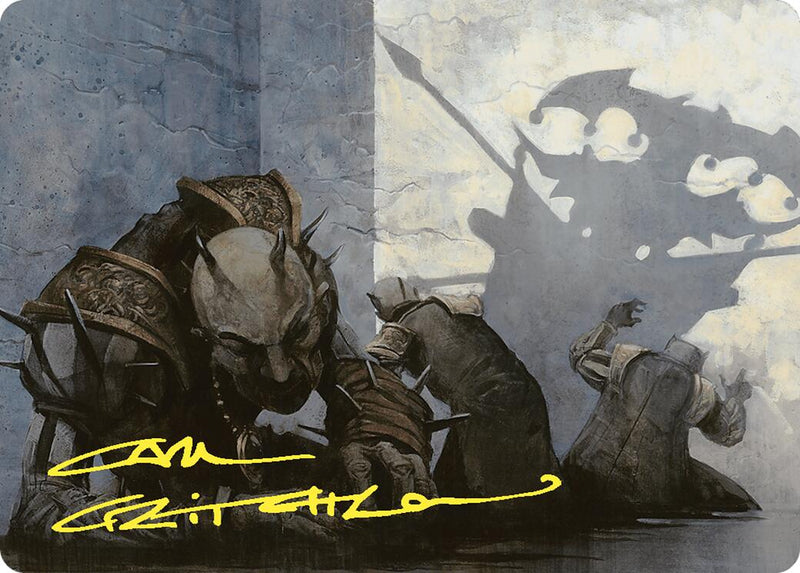 {A} Decree of Pain Art Card (Gold-Stamped Signature) [Commander Masters Art Series][GS ACMM 014]