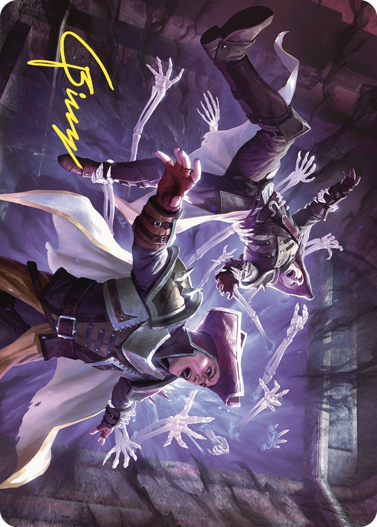 {A} Grave Pact Art Card (Gold-Stamped Signature) [Commander Masters Art Series][GS ACMM 019]