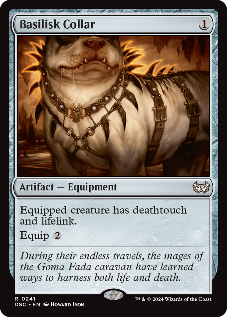 {R} Basilisk Collar [Duskmourn: House of Horror Commander][DSC 241]