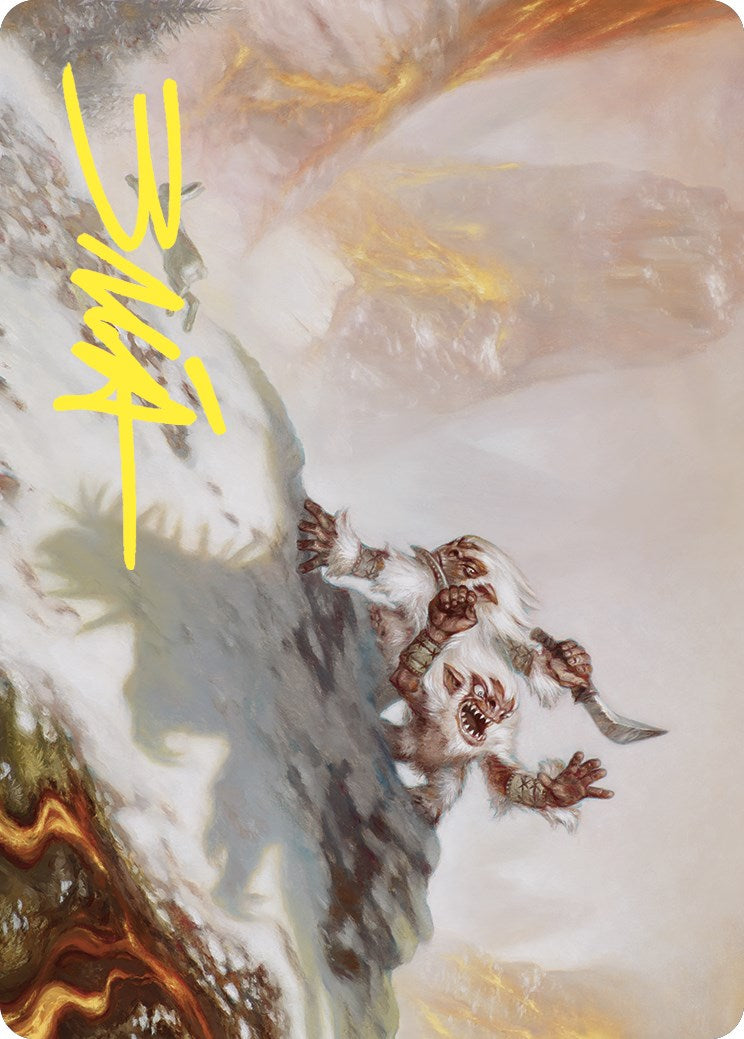 {A} Dragon Fodder Art Card (Gold-Stamped Signature) [Commander Masters Art Series][GS ACMM 021]
