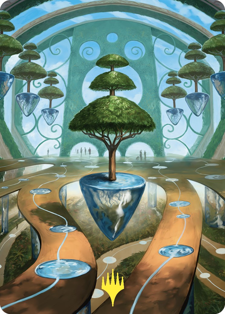 {A} Rejuvenating Springs Art Card (Gold-Stamped) [Commander Masters Art Series][GS ACMM 048]