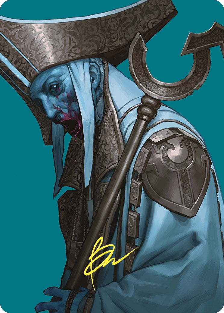 {A} Mikaeus, the Unhallowed Art Card (Gold-Stamped Signature) [Commander Masters Art Series][GS ACMM 054]