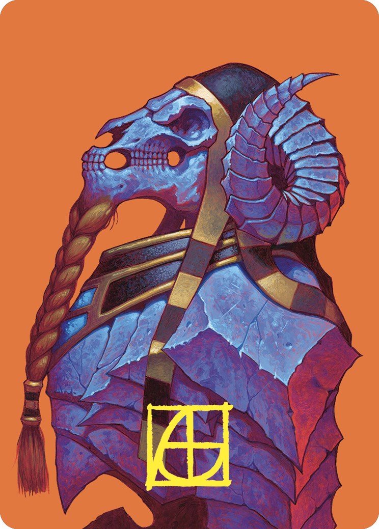 {A} Neheb, the Eternal Art Card (Gold-Stamped Signature) [Commander Masters Art Series][GS ACMM 055]
