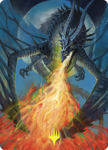 {A} Balefire Dragon Art Card (Gold-Stamped) [Commander Masters Art Series][GS ACMM 065]