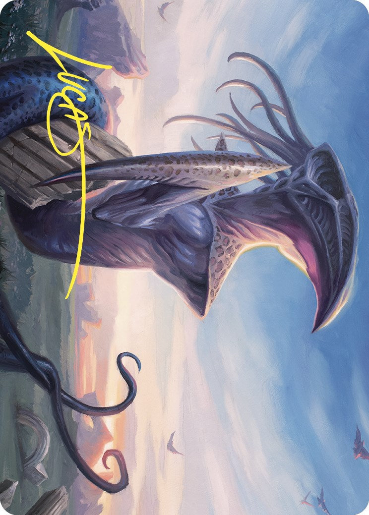 {A} Sentinel Sliver Art Card (Gold-Stamped Signature) [Commander Masters Art Series][GS ACMM 076]