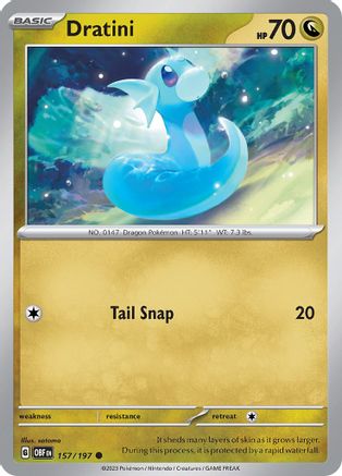 [PKM] Dratini (157/197) [Scarlet & Violet: Obsidian Flames]