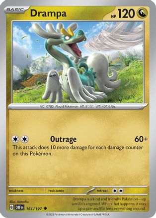 [PKM] Drampa 161 - SV03 Obsidian Flames