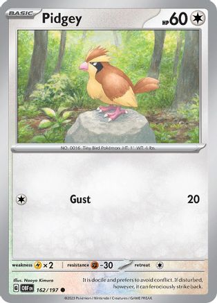 [PKM] Pidgey 162 - SV03 Obsidian Flames