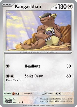 [PKM] Kangaskhan 165 - SV03 Obsidian Flames