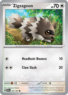 [PKM] Zigzagoon 167 - SV03 Obsidian Flames