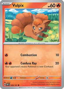 [PKM] Vulpix 28 - SV03 Obsidian Flames