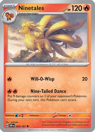 [PKM] Ninetales (029/197) [Scarlet & Violet: Obsidian Flames]