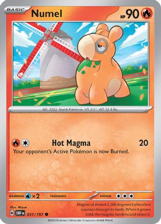 [PKM] Numel (031/197) [Scarlet & Violet: Obsidian Flames]