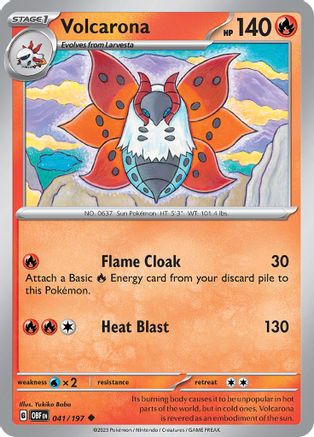 [PKM] Volcarona 41 - SV03 Obsidian Flames