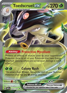 [PKM] Toedscruel ex 22 - SV03 Obsidian Flames Holofoil