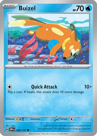 [PKM] Buizel 48 - SV03 Obsidian Flames