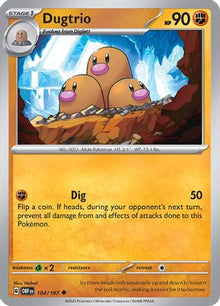 [PKM] Dugtrio (104/197) [Scarlet & Violet: Obsidian Flames]