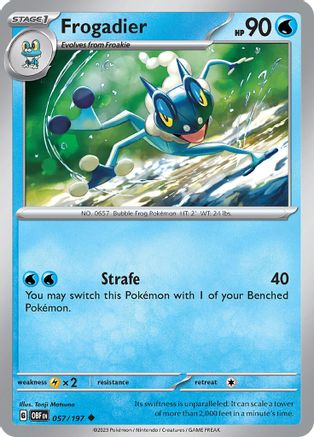 [PKM-C] Frogadier (057/197) [Scarlet & Violet: Obsidian Flames]