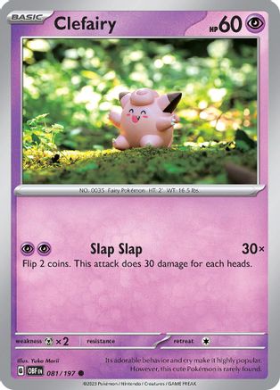[PKM] Clefairy 81 - SV03 Obsidian Flames