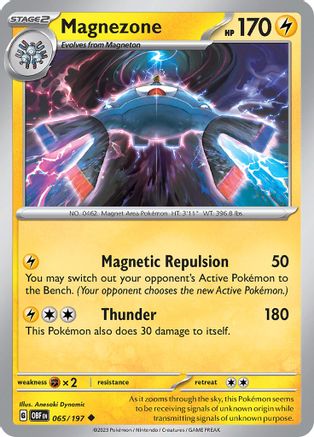 [PKM] Magnezone 65 - SV03 Obsidian Flames