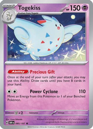 Togekiss 85 - SV03 Obsidian Flames