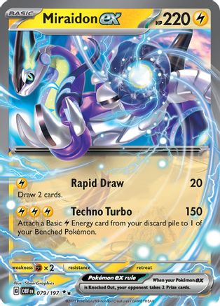 [PKM] Miraidon ex 79 - SV03 Obsidian Flames Holofoil