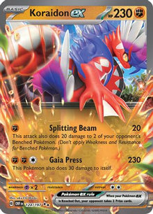 [PKM] Koraidon ex 124 - SV03 Obsidian Flames Holofoil