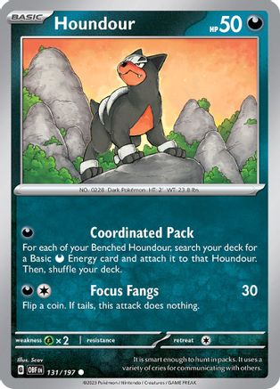 [PKM] Houndour - 131/197 131 - SV03 Obsidian Flames